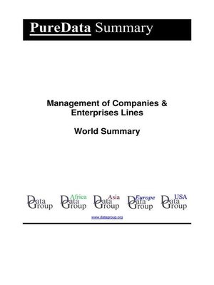 cover image of Management of Companies & Enterprises Lines World Summary
